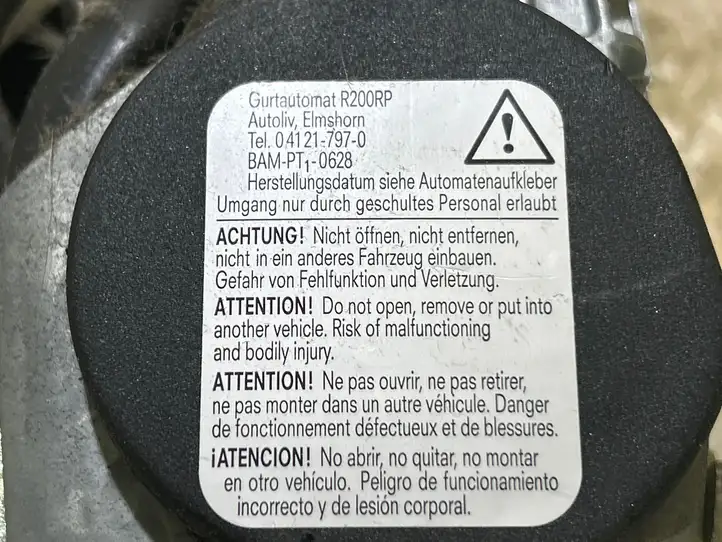 Kia Ceed (2006 - 2010) 0436094 Передний ремень безопасности — фото 2