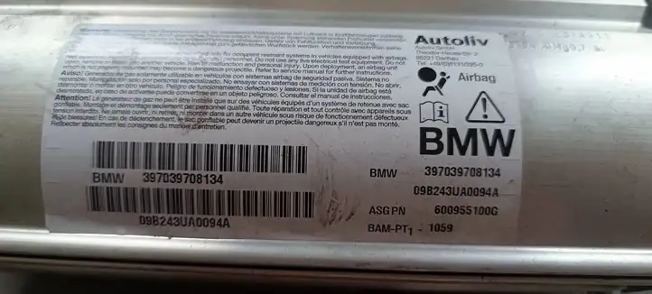 BMW 5 E60 E61 (2004 - 2010) 600955100G Подушка безопасности пассажира — фото 3