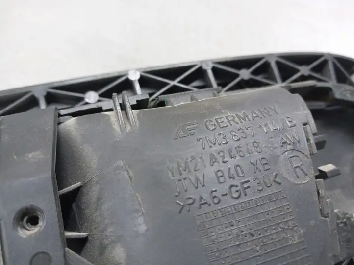 Volkswagen Sharan (2003 - 2010) 7M3837114B Внутренняя ручка двери — фото 2