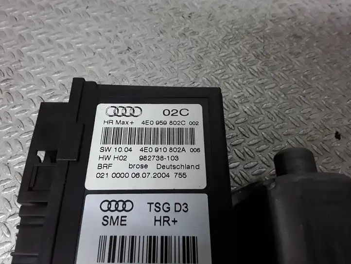 Audi A8 S8 D3 4E (2005 - 2007) 4E0959802C Стеклоподъемник задней двери — фото 2
