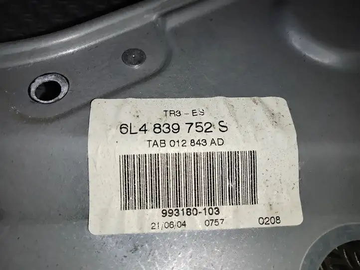 Seat Ibiza III (6L) (2002 - 2008) 6L4839752S Механический стеклоподъемник задней двери — фото 2