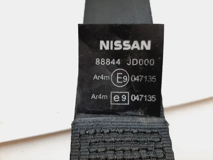 Nissan Qashqai (2010 - 2013) 88844JD000 Задний ремень безопасности — фото 6