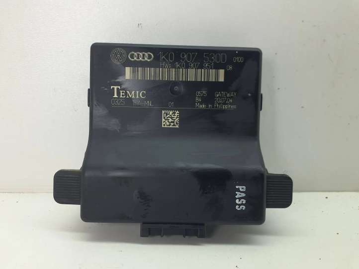 1K0907530D Audi A3 S3 A3 Sportback 8P Gateway valdymo modulis