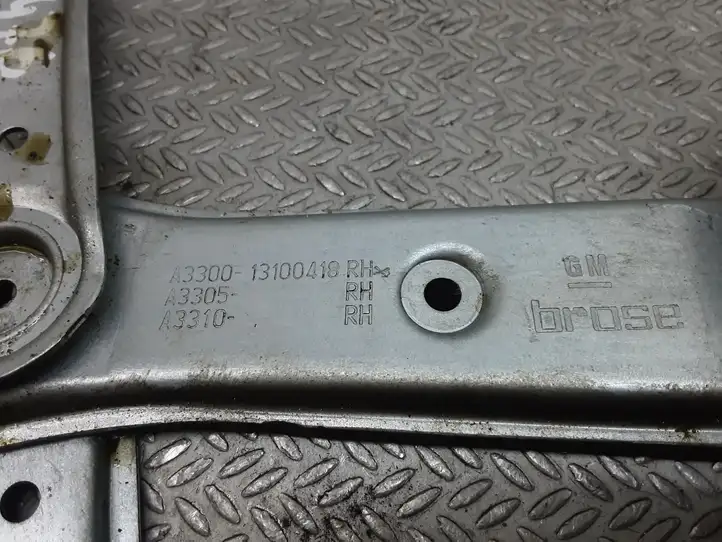 Opel Astra H (2004 - 2009) 13100418 Электростеклоподъемник передний (комплект) — фото 2