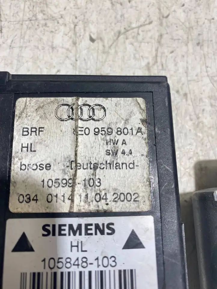 Audi A4 S4 B6 8E 8H (2000 - 2006) 8E0959801A Стеклоподъемник задней двери — фото 3
