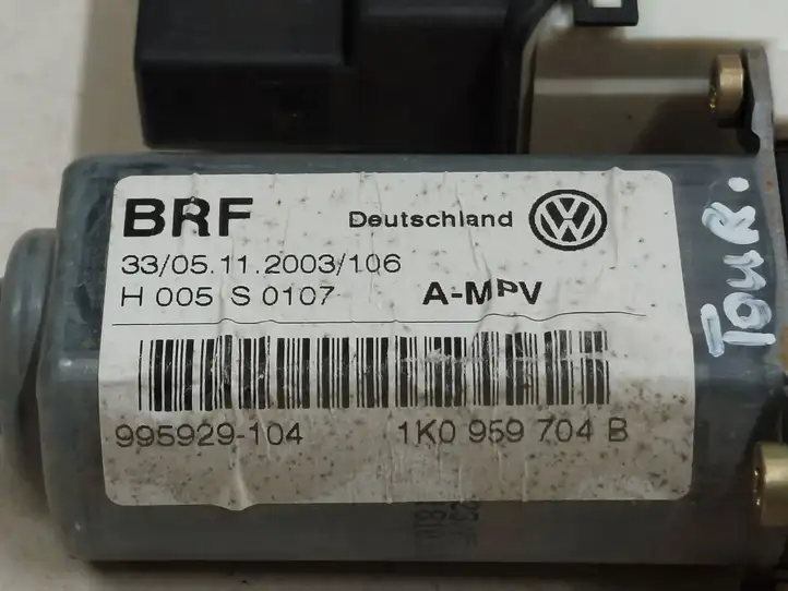 Volkswagen Touran I (2003 - 2010) 1K0959704B Стеклоподъемник задней двери — фото 2
