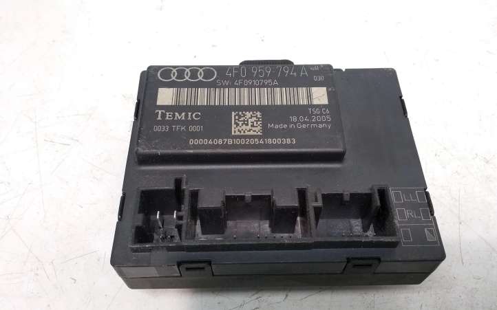 4F0959794A Audi A6 S6 C6 4F Durų elektronikos valdymo blokas