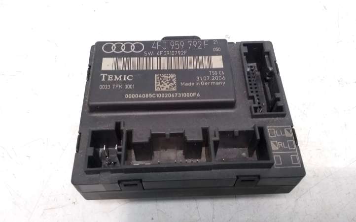 4F0959792F Audi A6 Allroad C6 Durų elektronikos valdymo blokas