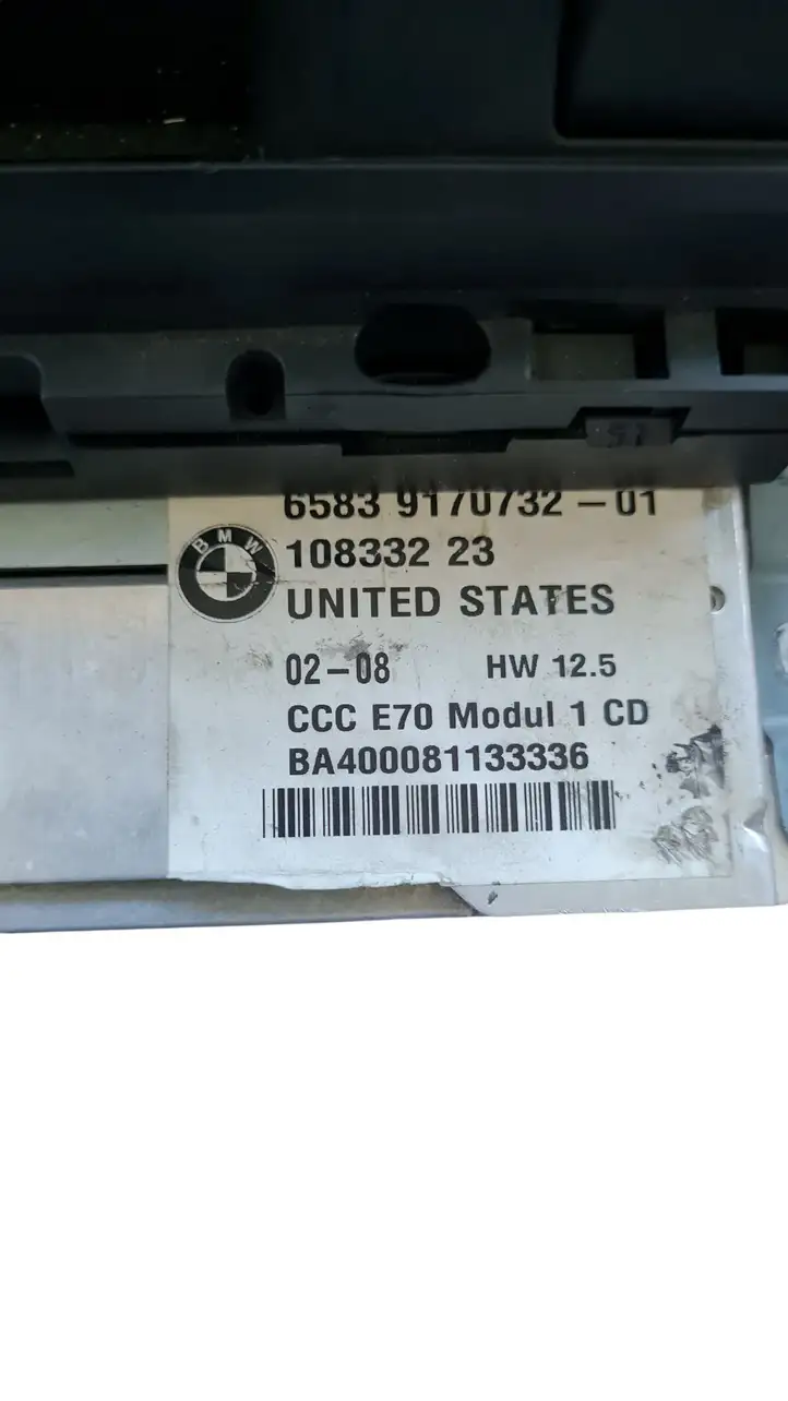 BMW X5 E70 (2006 - 2013) 65839170732 Магнитола / мультимедийная система — фото 7