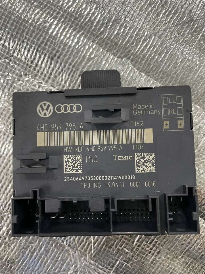 4H0959795A Audi A8 S8 D4 4H Durų elektronikos valdymo blokas