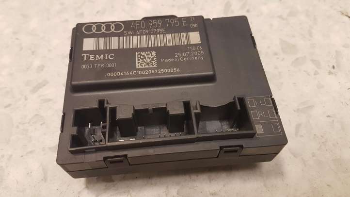 4F0959795E Audi A6 S6 C6 4F Durų elektronikos valdymo blokas