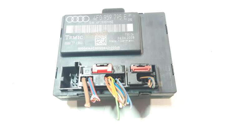 4F0959795E Audi A6 S6 C6 4F Durų elektronikos valdymo blokas