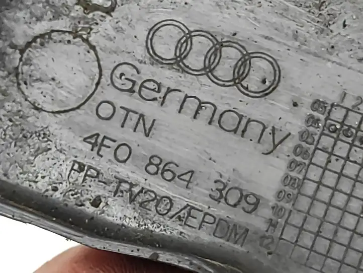 Audi A6 S6 C6 4F (2004 - 2008) 4F0864309 Защита днища передней части — фото 9