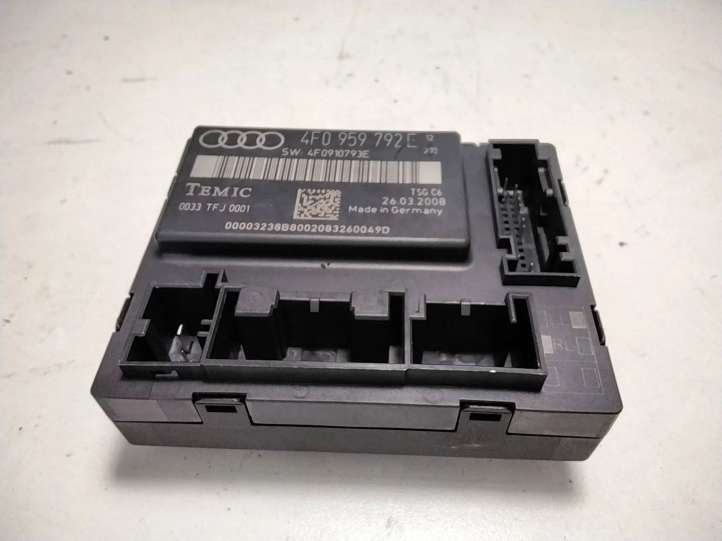 4F0959792E Audi A6 S6 C6 4F Durų elektronikos valdymo blokas