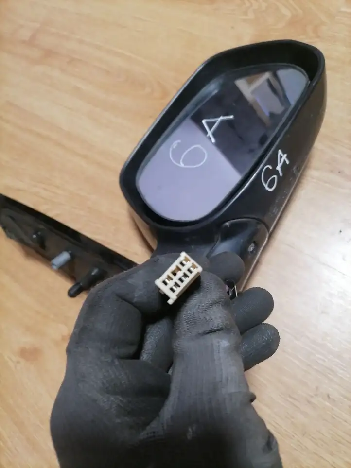 Toyota Avensis Verso (2001 - 2004) 012153 Боковое зеркало с электроприводом — фото 3