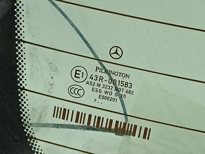 Mercedes-Benz C W204 (2007 - 2014) A2046700580 Заднее стекло — фото 7