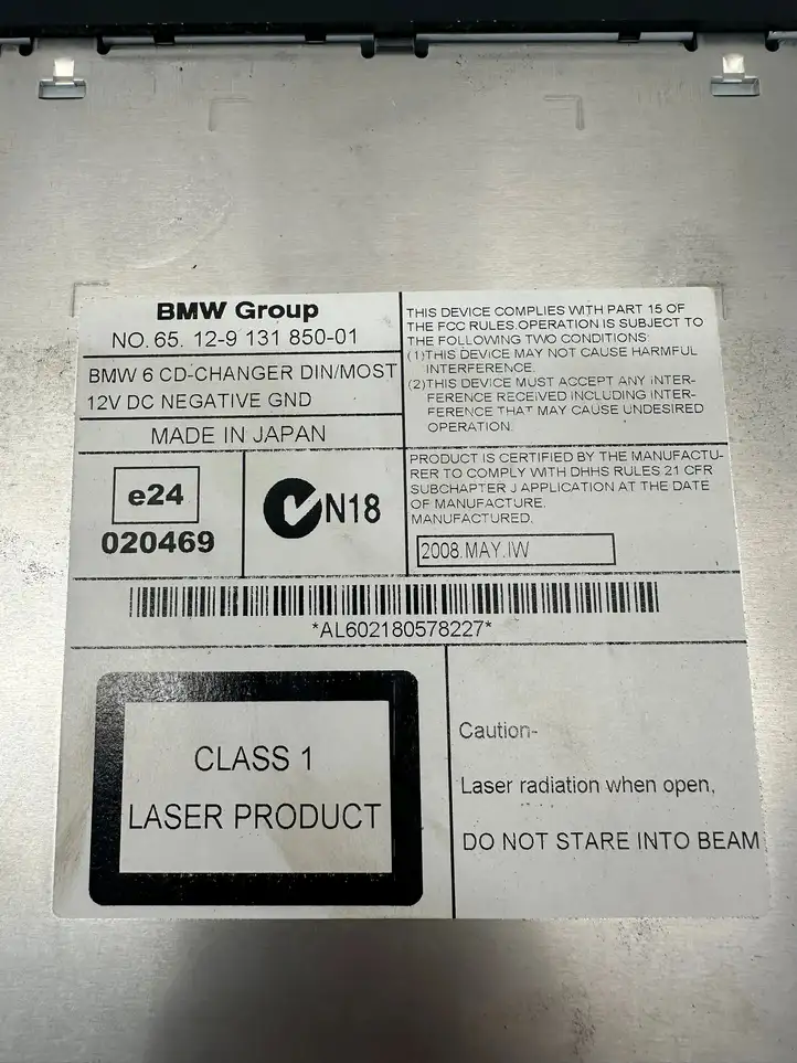BMW 5 E60 E61 (2004 - 2010) AL602180578227 CD/DVD чейнджер — фото 6