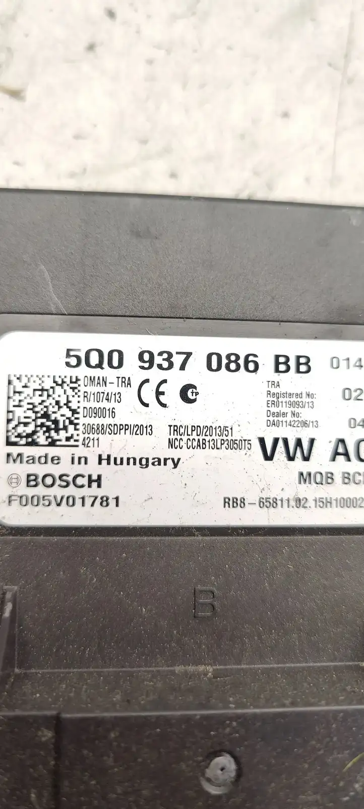 Volkswagen PASSAT B8 (2015 - ) 5Q0937086BB Комплект системы зажигания — фото 4