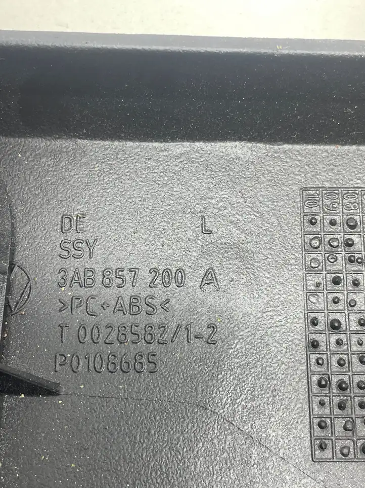 Volkswagen PASSAT B7 (2011 - 2014) 3AB857200A Прочие детали салона — фото 3