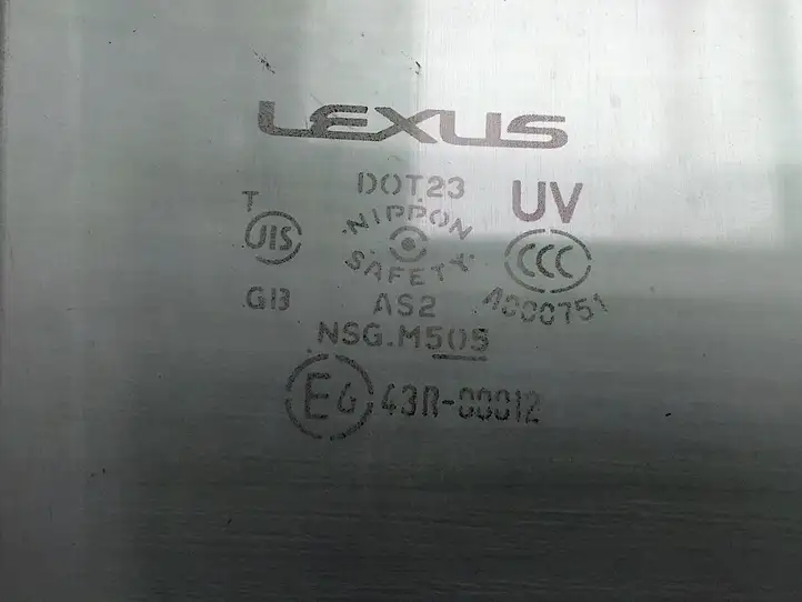 Lexus SC 300 - 400 (2001 - 2010) 43R00012 Стекло передней двери — фото 5