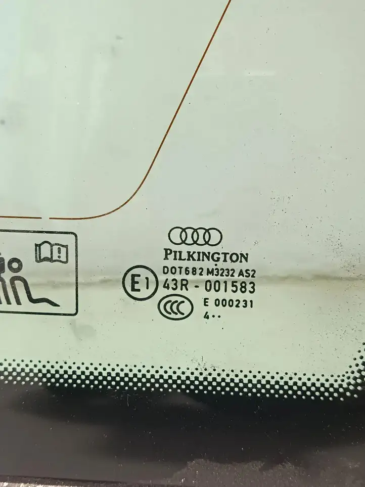 Audi A4 S4 B8 8K (2011 - 2015) AS2 Заднее боковое стекло — фото 2