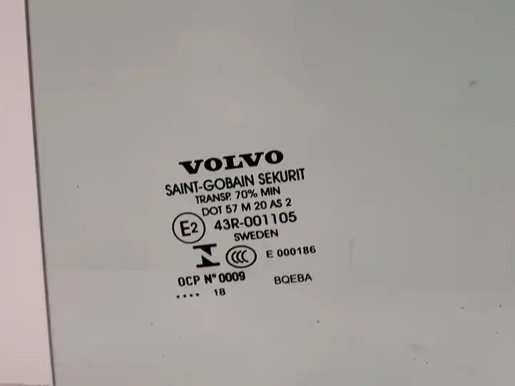 Volvo XC60 (2013 - 2017) DOT57M20AS2 Стекло задней двери — фото 3