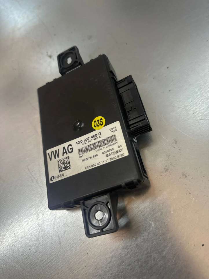 4G0907468G Audi A6 S6 C7 4G Gateway valdymo modulis