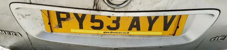 Nissan Primera (2001 - 2008) Подсветка номера — фото 1