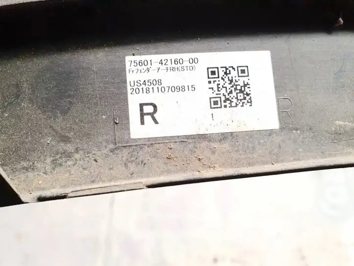 Toyota RAV 4 (XA40) (2012 - 2018) 756014216000 Накладка колесной арки — фото 3