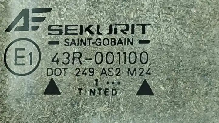 Volkswagen Sharan (2000 - 2003) 43R001100 Заднее боковое стекло — фото 3