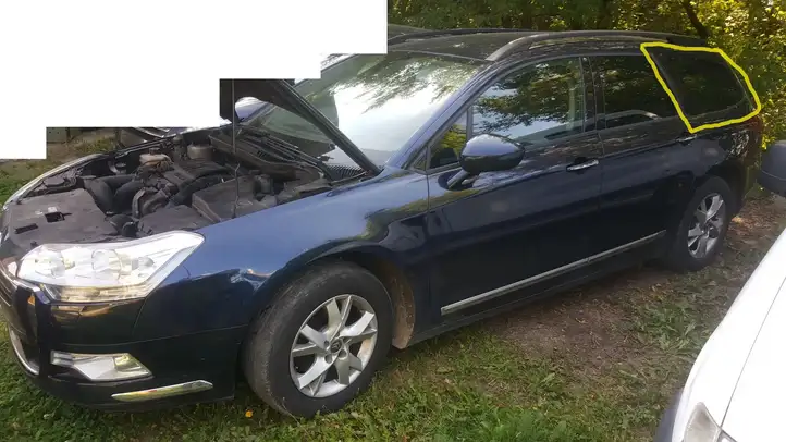 Citroen C5 (2008 - 2017) AS3 Заднее боковое стекло — фото 1