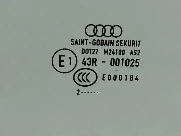 Audi A3/S3 8P (2008 - 2013) 43R001025 Стекло передней двери — фото 3