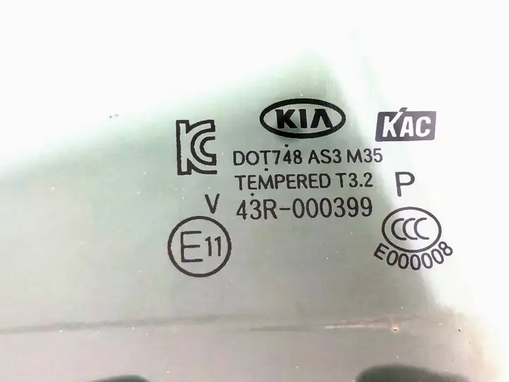 Kia Soul (2014 - 2016) 43R000399 Стекло задней двери — фото 4