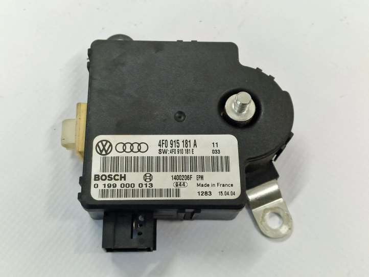 4F0915181A Audi A6 S6 C6 4F Maitinimo valdymo blokas