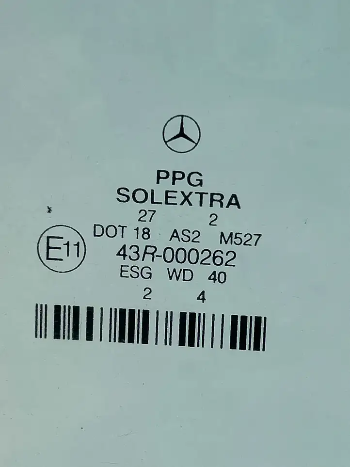Mercedes-Benz E W211 (2002 - 2009) 43R000262 Стекло задней двери — фото 2