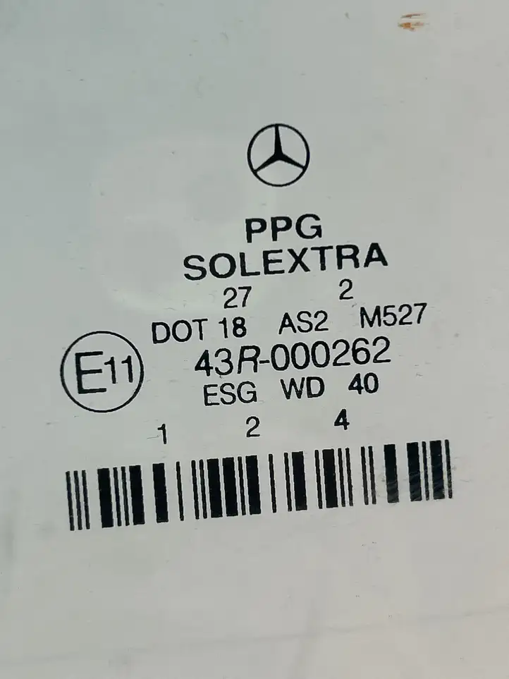 Mercedes-Benz E W211 (2002 - 2009) 43R000262 Стекло задней двери — фото 2