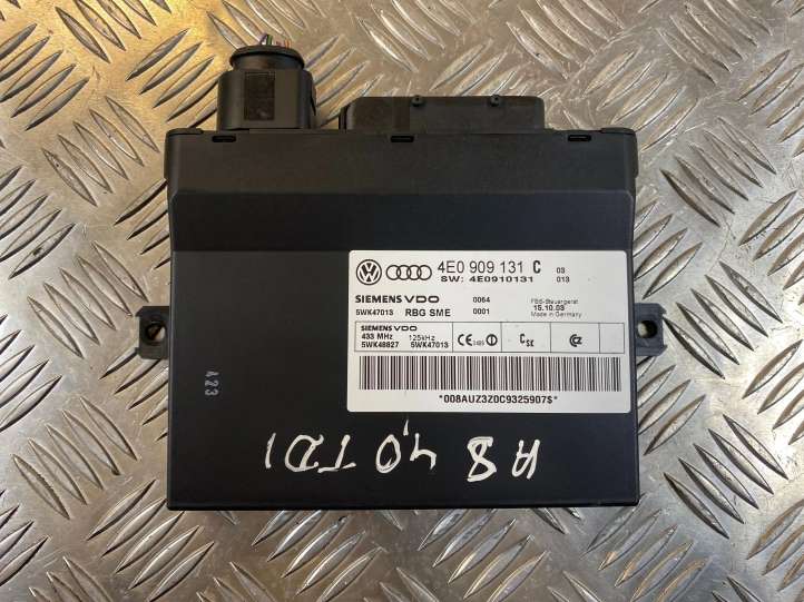 4E0909131C Audi A8 S8 D3 4E Beraktės sistemos KESSY (keyless) valdymo blokas/ modulis