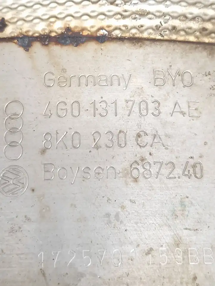 Audi A4 S4 B9 (2015 - 2019) 4G0131703AE Катализатор / DPF / FAP — фото 7