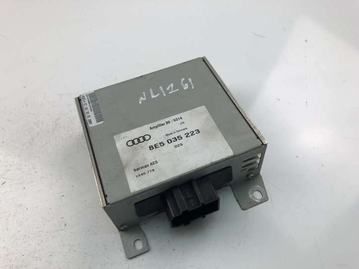 8E5035223 Audi A4 S4 B6 8E 8H Garso stiprintuvas