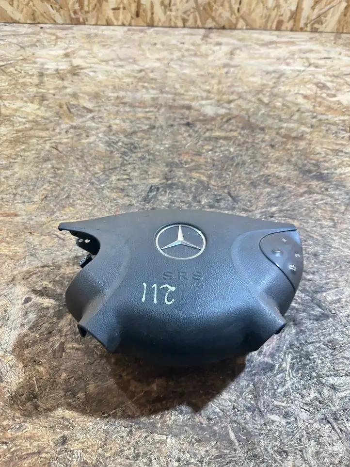 Mercedes-Benz E W211 (2002 - 2009) 61860240B Подушка безопасности руля — фото 1
