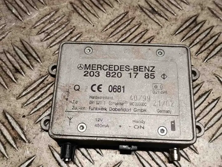 Mercedes-Benz A W168 (1997 - 2004) 2038201785 Усилитель антенны — фото 4
