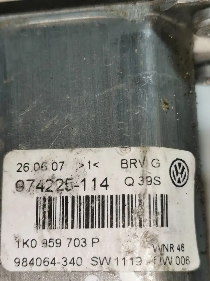 Volkswagen PASSAT B6 (2005 - 2010) 1K0959703P Стеклоподъемник задней двери — фото 4