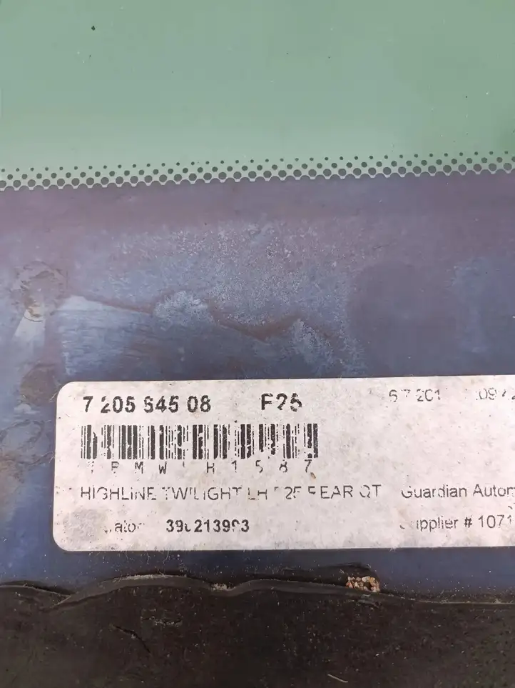BMW X3 F25 (2010 - 2017) 720564508 Заднее боковое стекло — фото 6