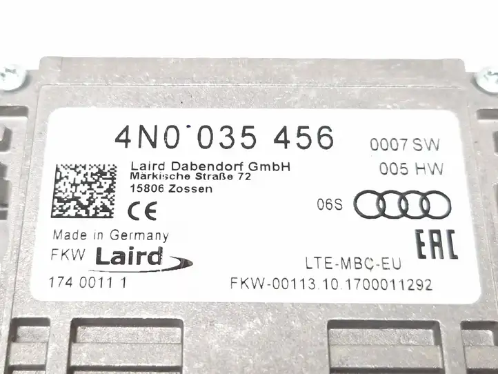 Audi A4 S4 B9 (2015 - 2019) 4N0035456 Усилитель антенны — фото 7