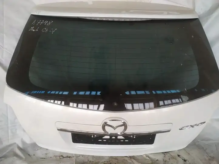 Mazda CX-7 (2009 - 2014) baltas Крышка багажника — фото 2