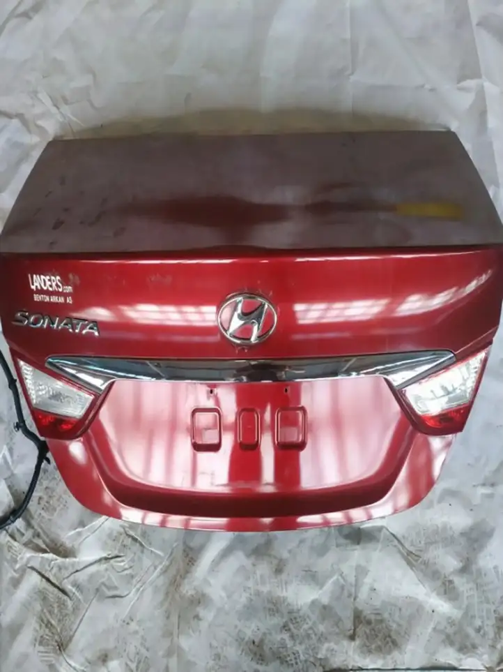 Hyundai Sonata (2010 - 2015) raudonas Крышка багажника — фото 1