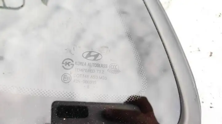 Hyundai Santa Fe (2005 - 2009) Заднее боковое стекло — фото 2