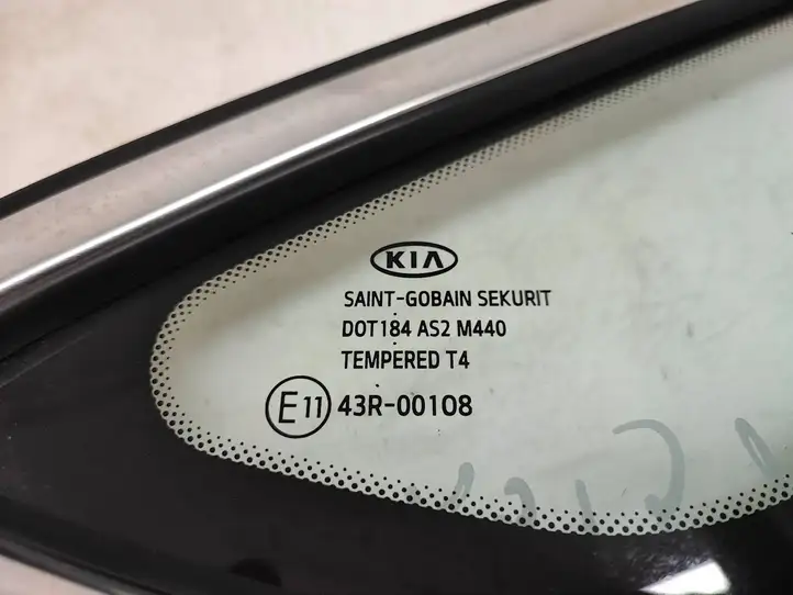 Kia Ceed (2015 - 2018) DOT184AS2M440 Треугольное стекло кузова — фото 4