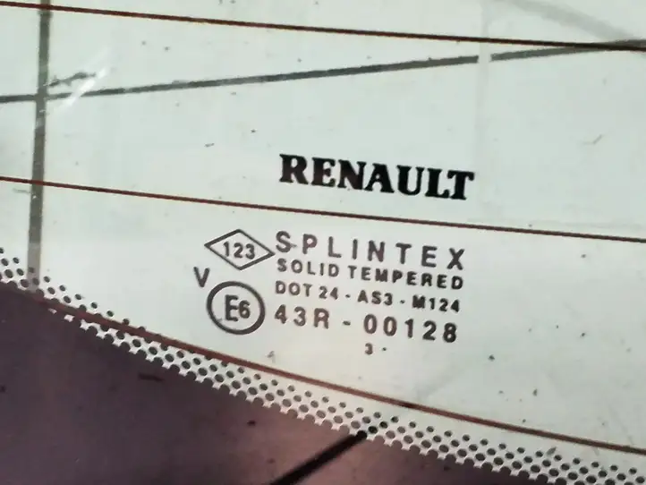 Renault Scenic II - Grand scenic II (2003 - 2006) 43R00128 Заднее стекло — фото 3