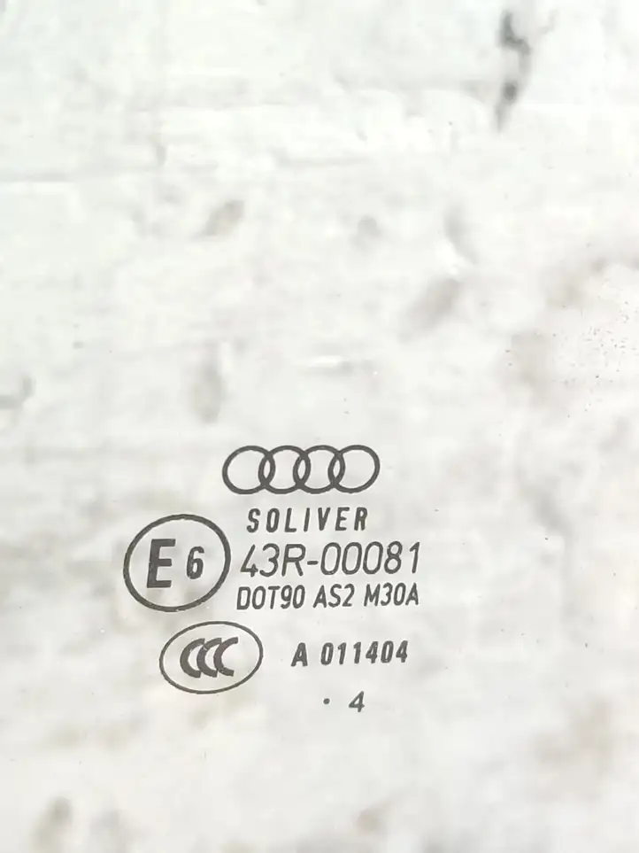 Audi A4 S4 B6 8E 8H (2000 - 2006) AS2 Стекло задней двери — фото 2